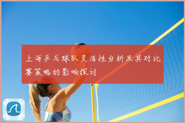 上海乒乓球队灵活性分析及其对比赛策略的影响探讨